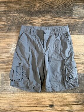 Youth Under Armour Gray Cargo Shorts